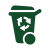 Recycling bin icon